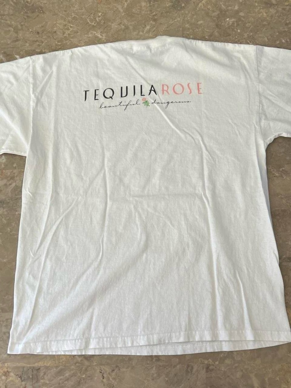 Vintage 1990s Tequila Rose T-Shirt XL Liquor Promo Graphic Tee Gildan